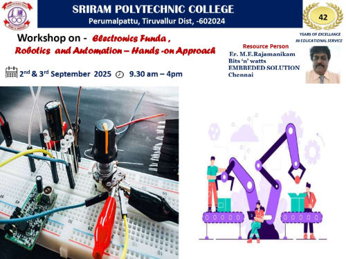 Electronics Funda, Robotics and Automation - Hands-on Approach